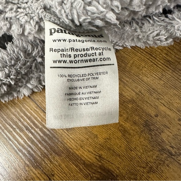 Patagonia Los Gatos Fleece Pullover Womens Small Gray - Picture 6 of 10